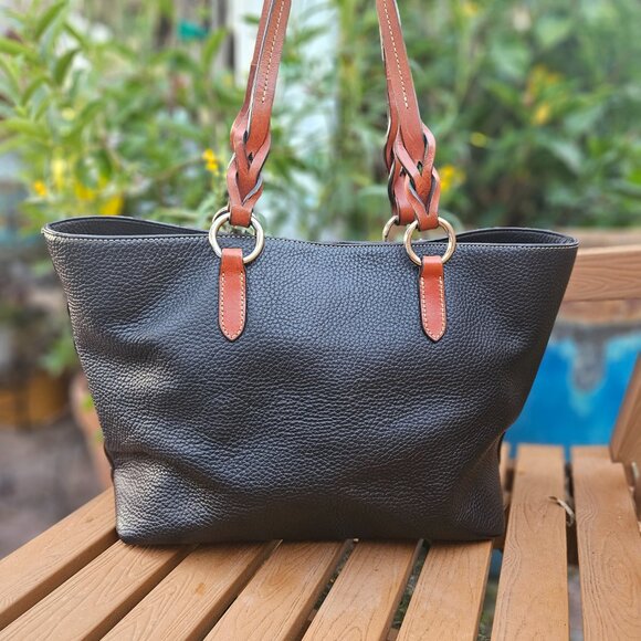 DOONEY & BOURKE Pebble Leather Grain Tammy Tote EUC - Picture 4 of 15